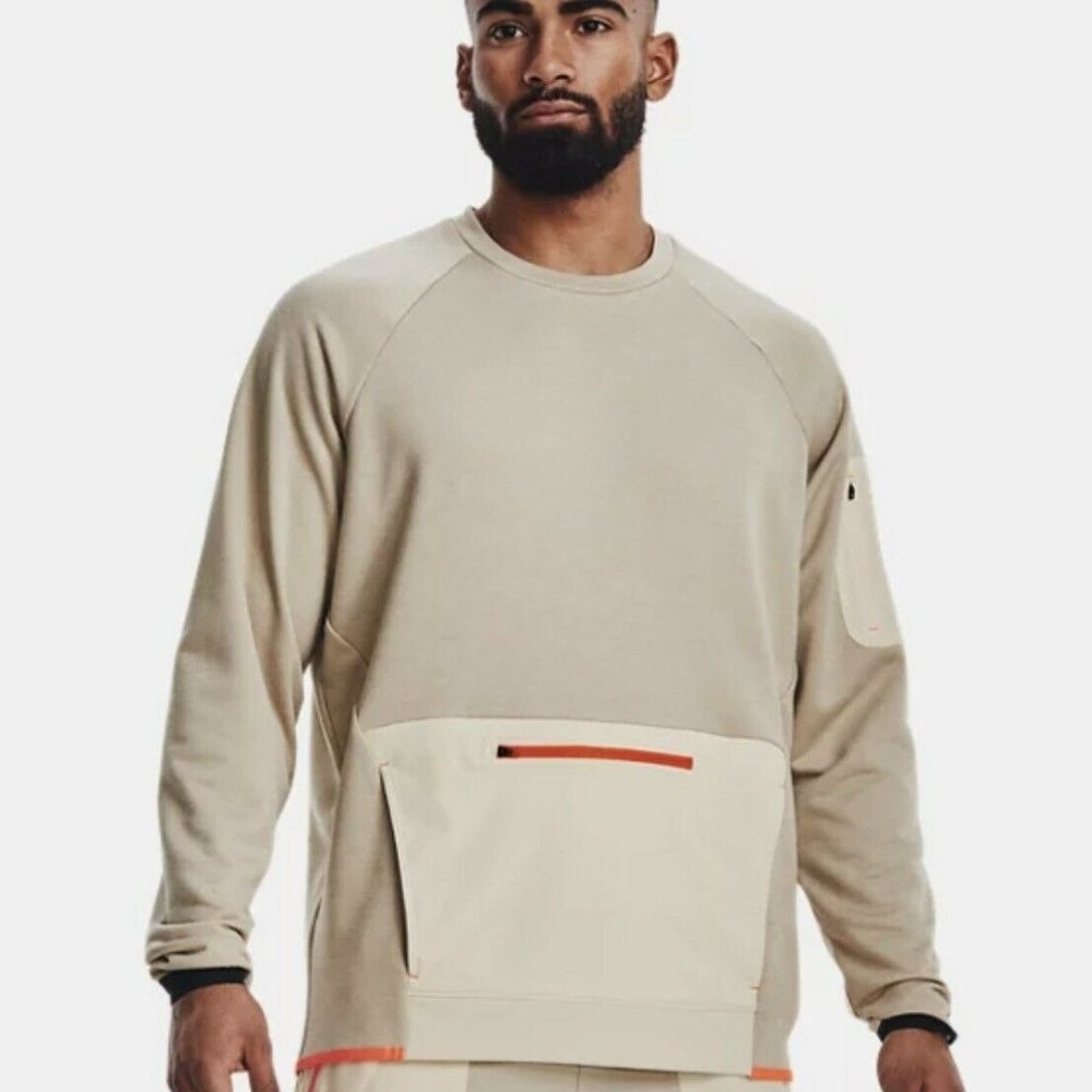 Under Armour Terrain Terry Crew Sweatshirt Men's XXL MSRP $90 #1370509 NWT